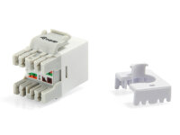 Equip Keystone Jack ungeschirmt Cat6  LSA schlank   8Stk  ws