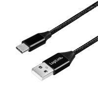 Logilink USB-Stecker USB 2.0 zu USB-C 1,0m