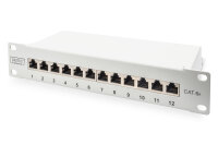 DIGITUS Cat.6A Patch Panel, geschirmt, 12-Port, 10",...
