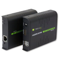 Techly HDMI KVM Extender über Netzwerkkabel, 120m