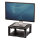 Fellowes Monitorständer bis 21" Max.36KG verstellbar schw-gr