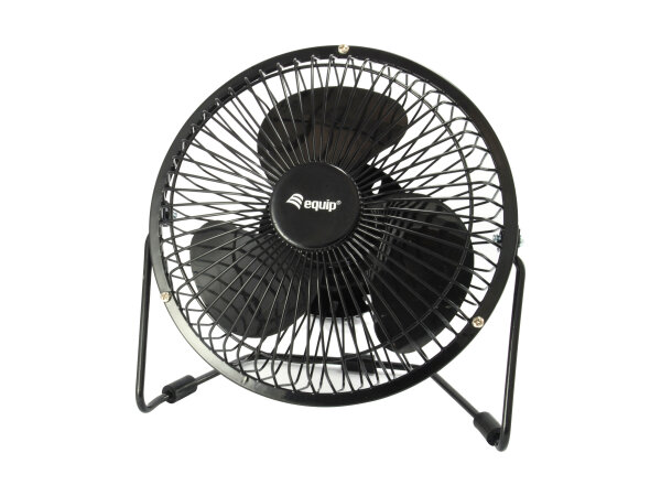 Equip 6" Tischventilator USB Ultra Quiet 15cm  1.50m schwarz