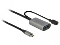 DELOCK USB Kabel C -> A/DC St/Bu 5.0m aktiv