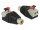DELOCK Adapter Terminalblock 2Pin -> Cinch Buchse Drucktaste