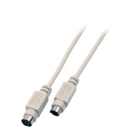 EFB Maus/Tastaturverl. PS/2, PS/2 Stecker, Buchse, 5m, beige