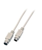 EFB Maus/Tastaturverl. PS/2, PS/2 Stecker, Buchse, 2m, beige