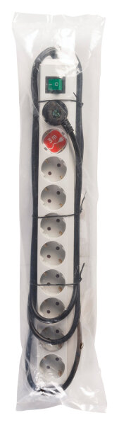 Brennenstuhl Steckdosenleiste ECO-Line  10x 3m lichtgrau