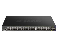 Switch 440mm D-Link DGS-1250-52XMP       4*SFP+/48*GE...