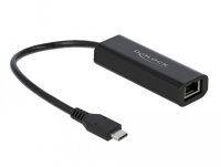 DELOCK Adapter USB 3.1 Typ-C Stecker zu 2,5 Gbit LAN