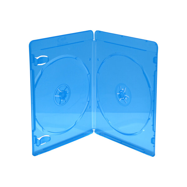 MediaRange BD-Leerhülle für 2 Discs 7mm blau