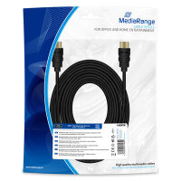 MediaRange HDMI Kabel St/St 1.4  10.00m  schwarz