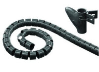 MediaRange Kabelbündel-Schlauch  20mm, 2.5m   schwarz