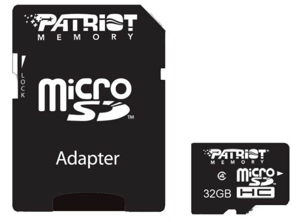 32GB Patriot Memory mSDHC