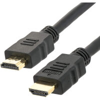 Techly HDMI Kabel mit Ethernet, 1m Schwarz