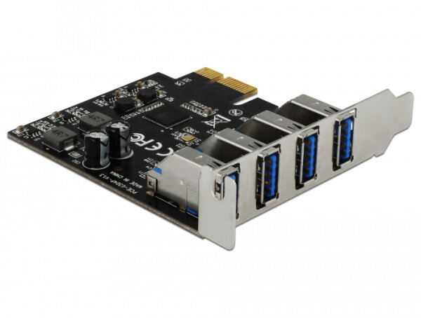 DELOCK USB3.0 PCI Express mit 4x ext. Typ A Buchsen