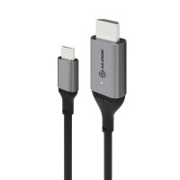 Alogic USB C Adapterkabel Typ C -HDMI  M/M 4k 60 Hz  2m,  gr