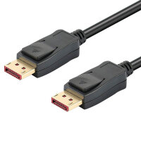 Techly DisplayPort 1.4 Anschlusskabel, St./St., 3m, schwarz