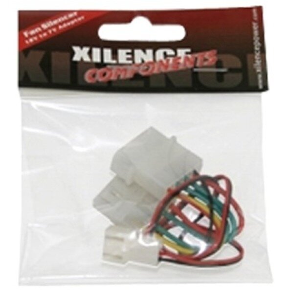 Xilence Lüfter Adapterkabel 4polig / 2polig Molex 12V auf 7V
