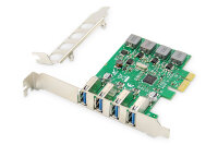 DIGITUS PCI Expr Card 4x USB 3.0                    inkl. LP