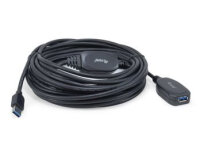 Equip Kabel USB-A3.0->A Akt. Erweiter.  St/Bu 10.00m...