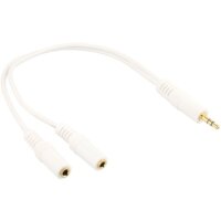 Klinken Y-Kabel 3.5mm Klinke Stecker auf Buchse