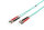 DIGITUS LWL Patchkabel ST -> ST 10.00m Multimode Duplex OM3
