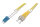 DIGITUS LWL Patchkabel LC -> St 1.00m Singlemode Duplex OS2