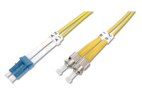 DIGITUS LWL Patchkabel LC -> ST 2.00m Singlemode...