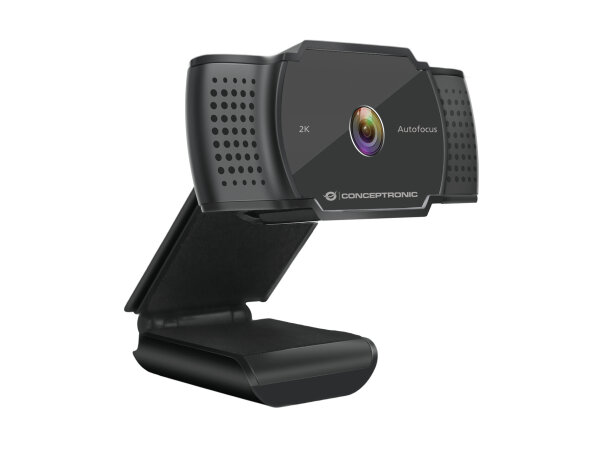 CONCEPTRONIC Webcam USB-A2.0 72°    2K/30Hz SuperHD+Mikro sw