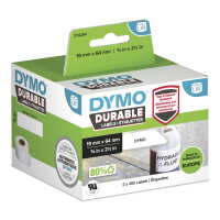 DYMO LW-Kunststoff-Etiketten 19x64mm 2x450 St weiß...