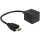 DELOCK HDMI Adapter A -> 2x A St/Bu 0.20m with Ethernet
