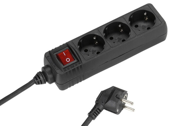 Vivanco ES3 3-fach schwarz