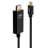 LINDY Mini-DisplayPort an HDMI Adapterkabel mit HDR 2m