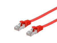 Equip Patchkabel Cat6A Flat U/FTP 2xRJ45  0.50m     rot...