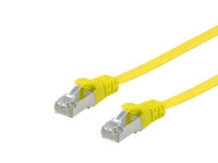 Equip Patchkabel Cat6A Flat U/FTP 2xRJ45  0.50m    gelb...