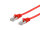 Equip Patchkabel Cat6A Flat U/FTP 2xRJ45  3.00m     rot LSZH Polybeutel