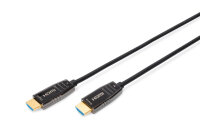DIGITUS HDMI AOC Hybrid Glasfaserkabel UHD 8K 30m schwarz