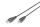DIGITUS USB 2.0 Anschlusskabel Typ A -B  St/St     0,5m,  sw