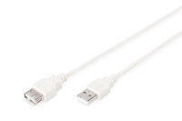 DIGITUS USB 2.0 Verlängerungskabel Typ A -A St/Bu...