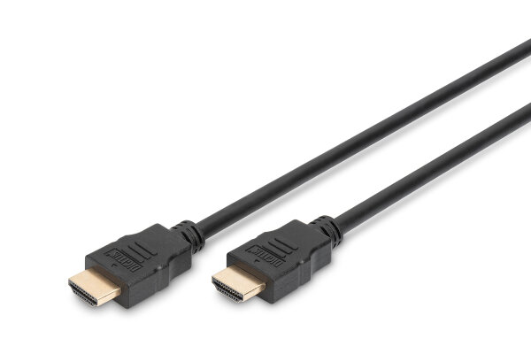 DIGITUS HDMI High Speed mit Ethernet Anschlusskabel, 10m, sw