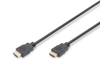 DIGITUS HDMI High Speed mit Ethernet Anschlusskabel, 3m, sw