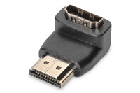 DIGITUS HDMI Adapter, 90° gewinkelt, schwarz-gold