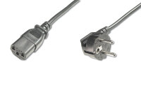 DIGITUS Netzanschlusskabel C13, 5m, schwarz