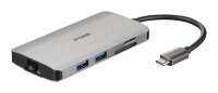 D-Link DUB-M810  8-in-1 USB-C Hub mit...