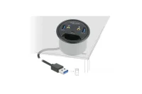 DELOCK USB-HUB 3Port 1x Typ-C / 2x Typ-A + HD-Audio Ports