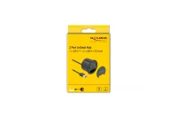 DELOCK USB-HUB 3Port 1x Typ-C / 2x Typ-A + HD-Audio Ports