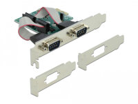 DELOCK PCI Express Karte zu 2 x Seriell RS-232