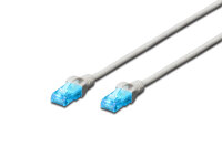 DIGITUS Patchkabel RJ45 U/UTP CAT5e  1.50m  grau