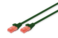 DIGITUS CAT 6 U/UTP Patchkabel - LSZH, 10m, grün