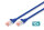 DIGITUS CAT 6 S/FTP Patchkabel, 10 Stück, 0,5m, blau